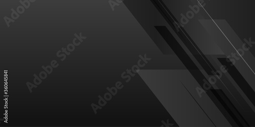 Simple 3d Black Background Flat Black Gradation Wavy Background Vector Illustration Design For Presentation Banner Cover Web Flyer Card Poster Wallpaper Texture Slide Magazine And Powe Stock Vector Adobe Stock
