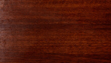 Varnished Red Tree With Original Texture. Beautiful Brown Wood Background On Lacquered Textured Plywood.
