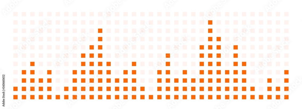Bar chart steps diagram. Data graph chart steps, vector illustration ...