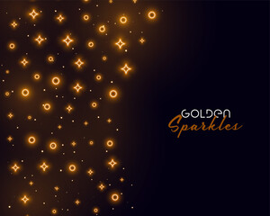 Canvas Print - golden sparkle background for celebration or event