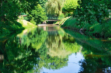 Wall Mural - rivière de Dordogne en été 