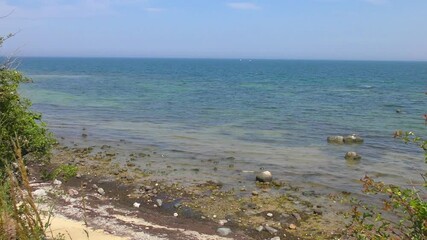 Wall Mural - the blue Baltic Sea in beautiful summer weather 