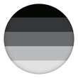 Flag Heterosexual round icon, round badge or button. Template design, vector illustration. Love wins. Heterosexual  logo symbol sticker in rainbow colors. Pride collection, accessory kit.