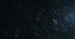© GCapture - natural dust particles float in air on black background