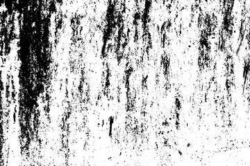 Grunge background black and white. Dark texture dirty. Rust effect. Distressed overlay texture of cracked. Halftone vector illustration, Eps 10.