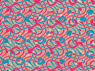 Wall Mural - set of pink abstract graphic elements. dynamic lines. gradient banners with flowing liquid forms. te