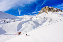 The Sellaronda Is The Ski Circuit Around The Sella Group In Northern Italy. It Lies Between The Four Ladin Valleys Of Badia, Gherdëina, Fascia, And Fodom.