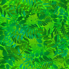 Wall Mural - Green seamless pattern 