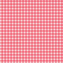 Canvas Print - red and white tablecloth