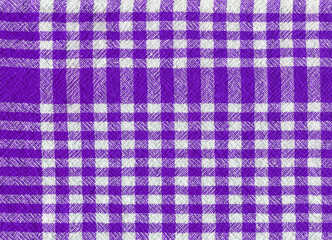 Sticker - colorful plaid fabric