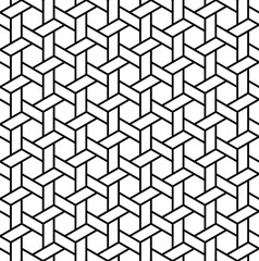 Wall Mural - Islamic geometric seamless vector pattern