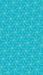 Wall Mural - Arabic geometric seamless background