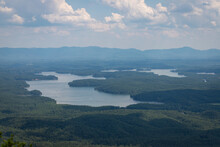 View Of Lake James, North Carolina From Shortoff Mountain