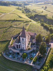 Fototapete - Hunawihr, Alsace
