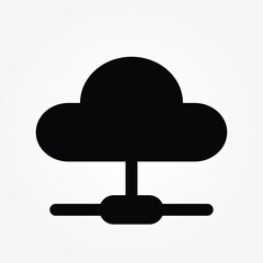 Wall Mural - cloud icon design vector illustration