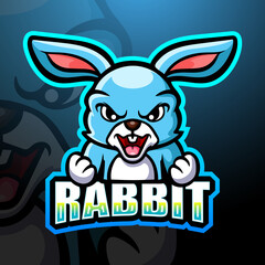 Wall Mural - Rabbit mascot esport logo design