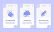 © MGhozi - nboarding icon creative see things differently thinking process write down your idea campaign for mobil apps landing template flat style