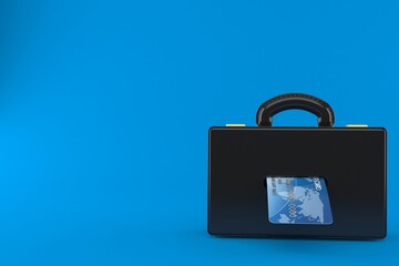 Sticker - Briefcase with credit card