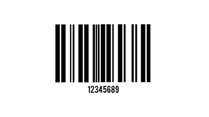realistic barcode icon. barcode illustration