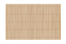 Vector Illustration. Bamboo Mat. Top View.