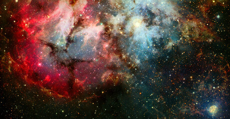 Wall Mural - nebula stars. elements of this image furnished by nasa