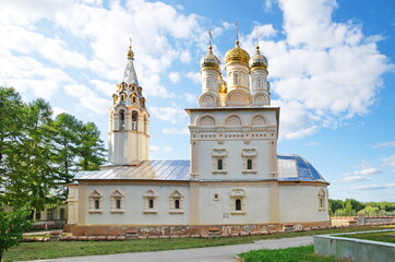 Summer view of the Church of the Transfiguration on the Yar. The City of Ryazan, Russia