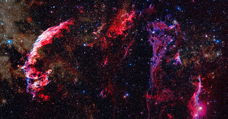 Wall Mural - Nebula night sky. Elements of this image furnished by NASA