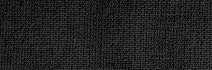 Dark gray and black textile texture abstract background