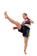 © Xalanx - Kickboxing girl doing front kick