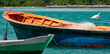 © AGORA Images - old fishing boat in a tropical colorful scenario
