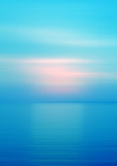 Wall Mural - Abstract background motion blur sunset on the sea