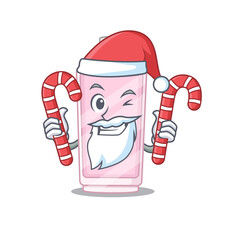 Sticker - Perfume dressed in Santa Cartoon character with Christmas candies