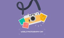 Flat Design World Photography Day