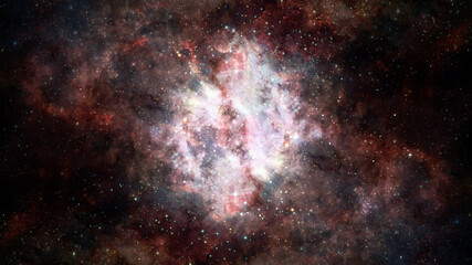 Wall Mural - star birth in the extreme. elements of this image furnished by nasa