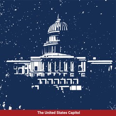 Canvas Print - USA capitol building