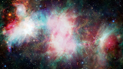 Wall Mural - endless universe, science fiction image. elements of this image furnished by nasa