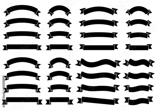 タイトルリボンのセット Comprar Este Vector De Stock Y Explorar Vectores Similares En Adobe Stock Adobe Stock