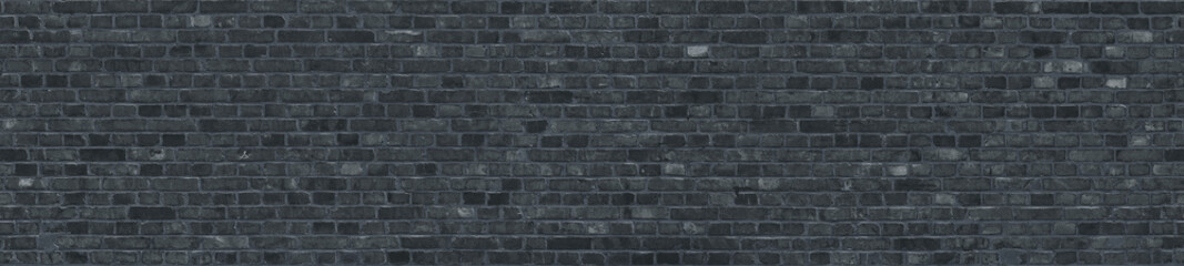 Wall Mural - Aged dark old-fashioned brick wall texture map, 3d illustration