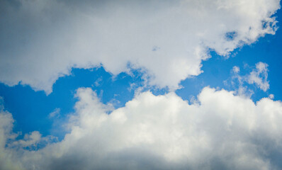 blue sky and clouds