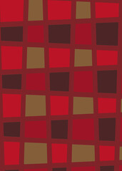 Wall Mural - red graphic elements. dynamic lines. gradient banners with flowing liquid forms. template for the de