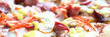 © megaflopp - Fresh baked pizza with crusty cheese and hot tasty pepperoni ready to eat