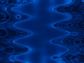Wall Mural - blue graphic elements. dynamic lines. gradient banners with flowing liquid forms. template for the d