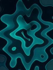 Wall Mural - blue graphic elements. dynamic lines. gradient banners with flowing liquid forms. template for the d