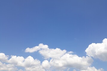 blue sky with clouds