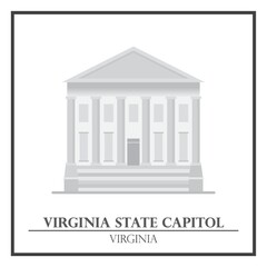 Poster - Virginia state capitol