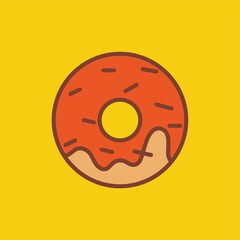 Canvas Print - Doughnut