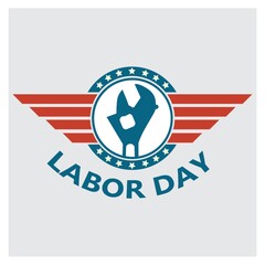 Sticker - Labor day label