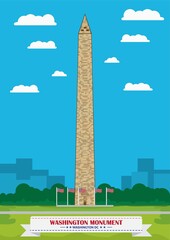 Poster - Washington monument, Washington DC