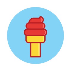 Wall Mural - Ice cream cone