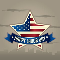 Poster - Happy labor day design